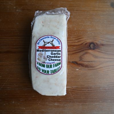 Mediterranean Garlic Goat Cheddar